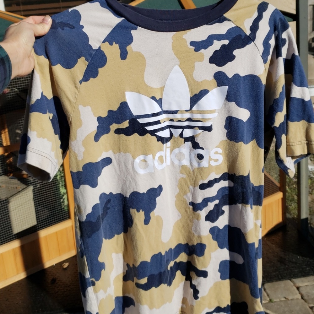 Adidas camo tshirt shirt